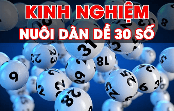 Kinh nghiệm tạo dàn đề 30 số khung 3 ngày